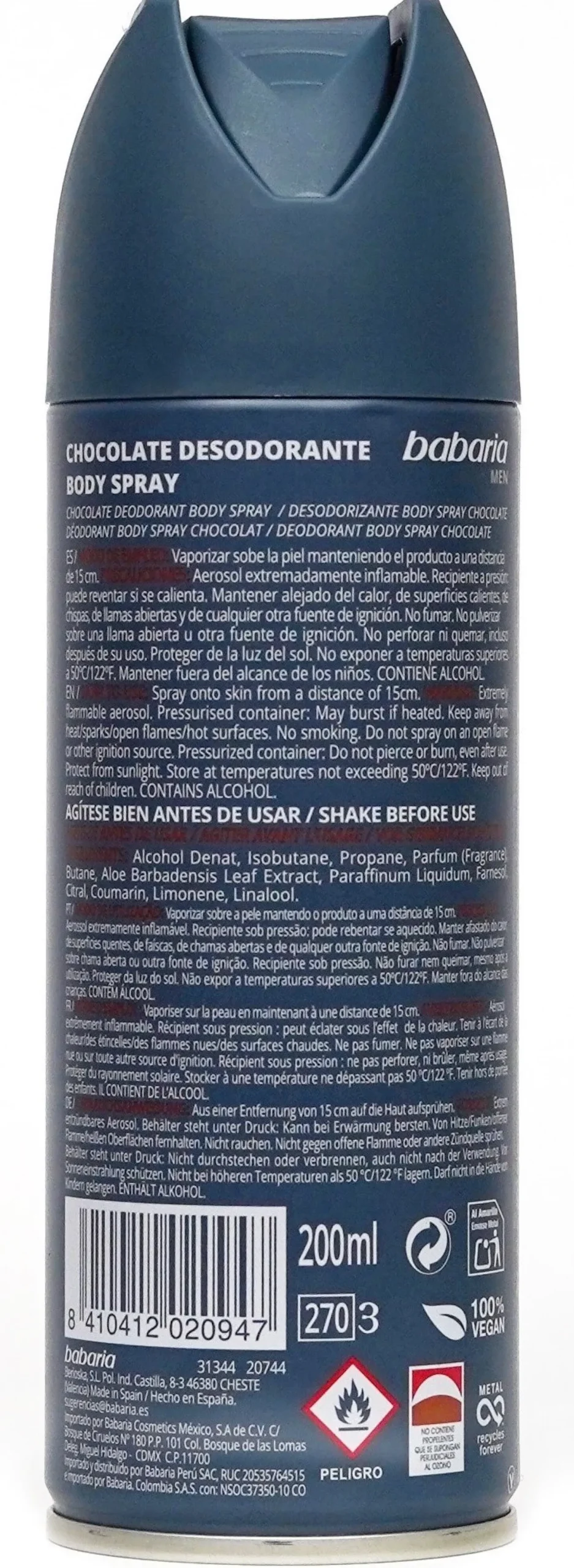 Men Desodorante Body Spray