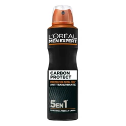 Men Expert Carbon Protect Spray Antitranspirante 5 en 1