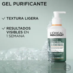 Men Expert Derma Control Gel Limpiador Purificante