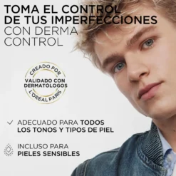 Men Expert Derma Control S.O.S Pimple Paste Solución Anti-imperfecciones con Niacinamida y Ácido Glicólico