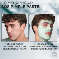 Men Expert Derma Control S.O.S Pimple Paste Solución Anti-imperfecciones con Niacinamida y Ácido Glicólico