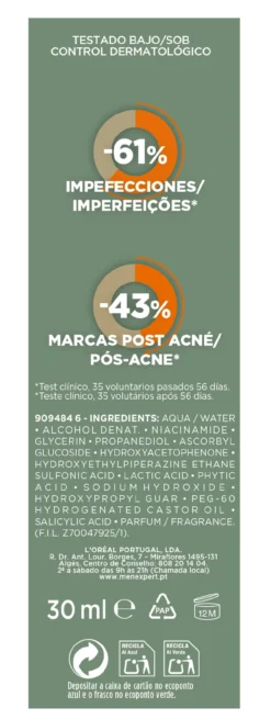Men Expert Derma Control Sérum Anti-Imperfecciones