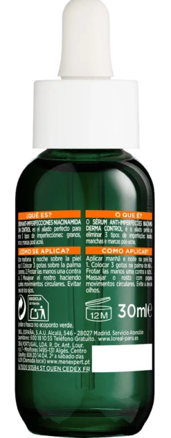 Men Expert Derma Control Sérum Anti-Imperfecciones