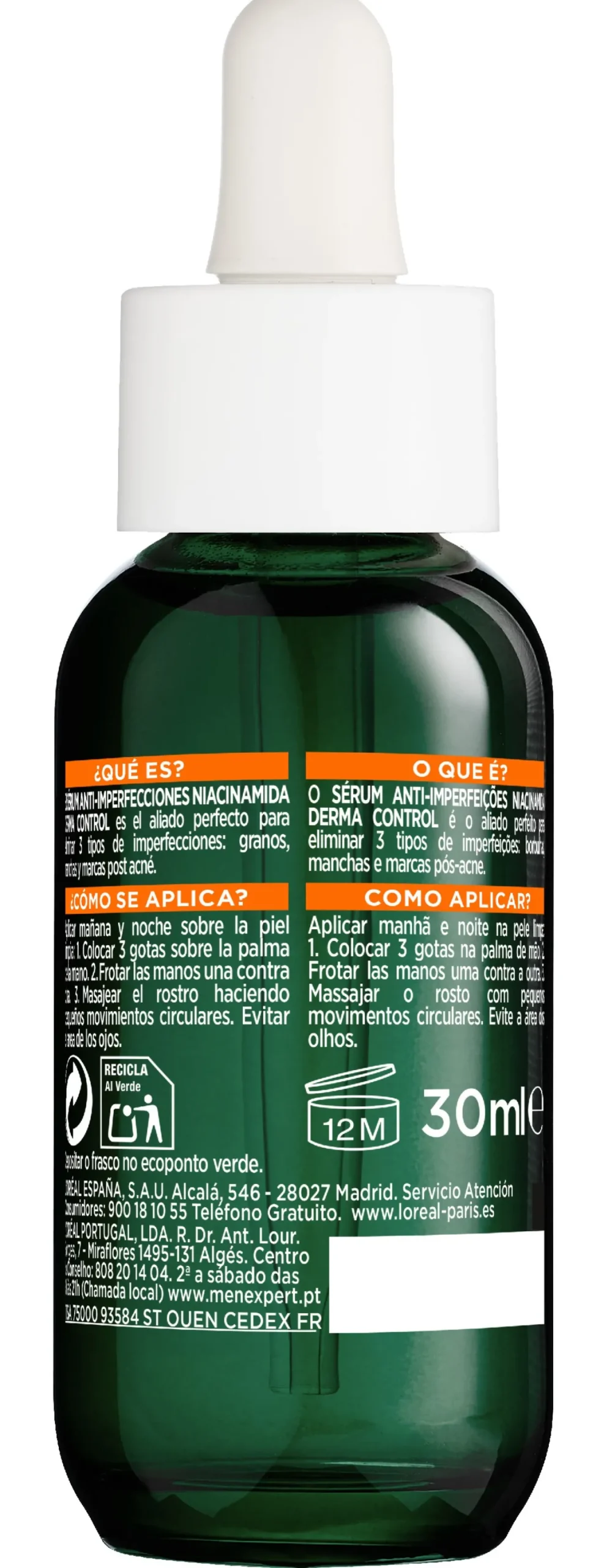 Men Expert Derma Control Sérum Anti-Imperfecciones