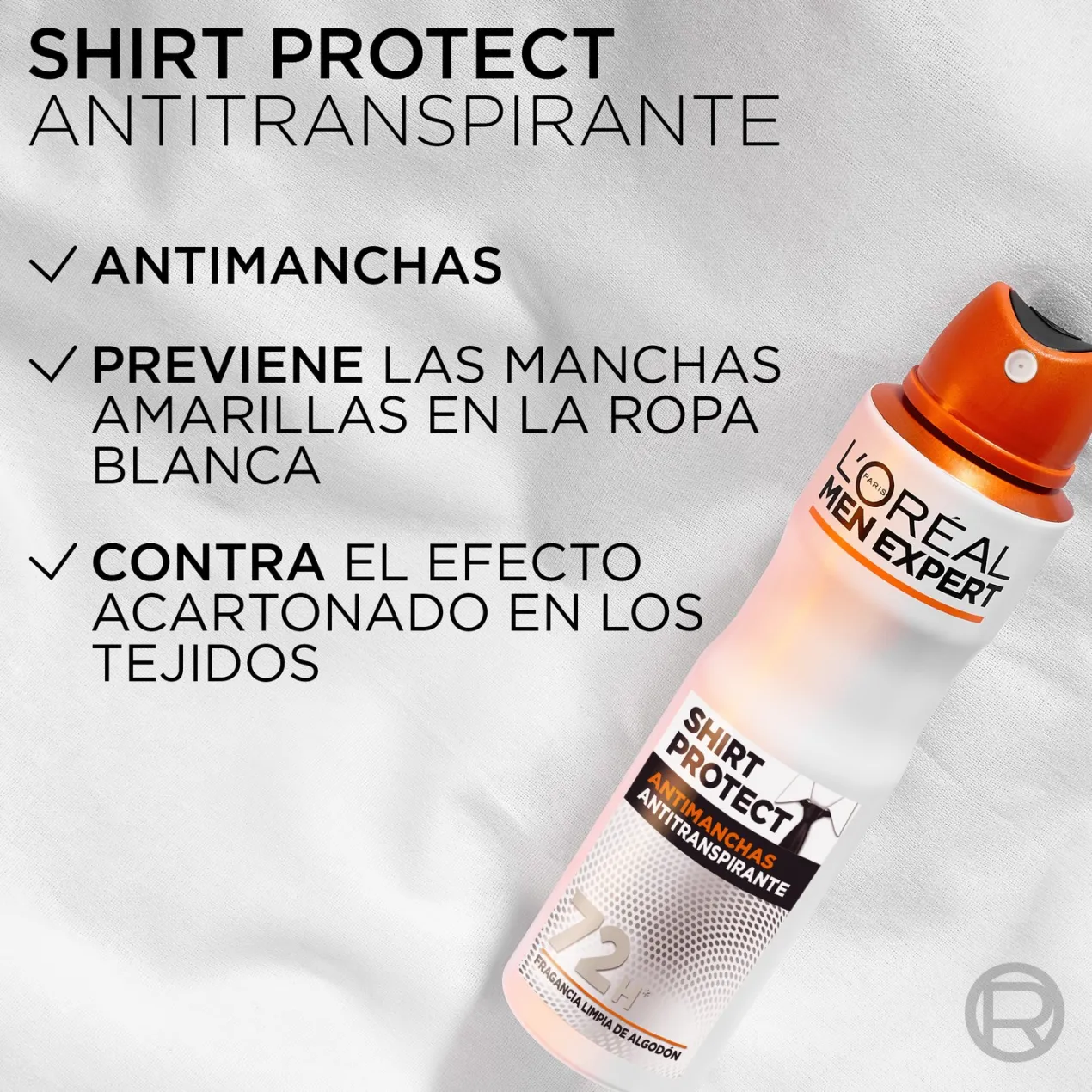 Men Expert Desodorante Spray Shirt Protect Antimanchas