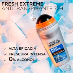 Men Expert Fresh Extreme Desodorante Roll-On