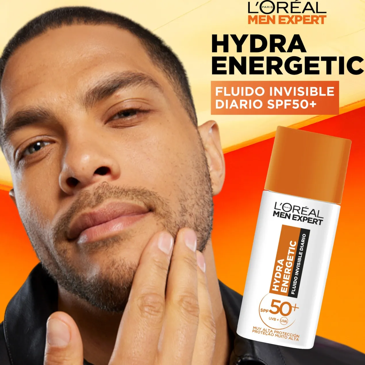Men Expert Hydra Energetic Fluido Invisible Diario FPS 50+