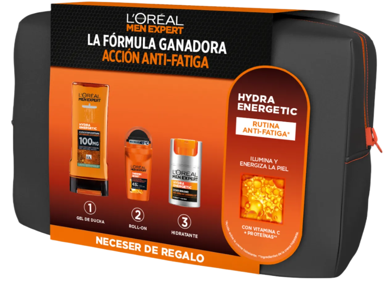 Men Expert Neceser Hydra Energetic Edición Limitada con Rutina Energizante para Hombre