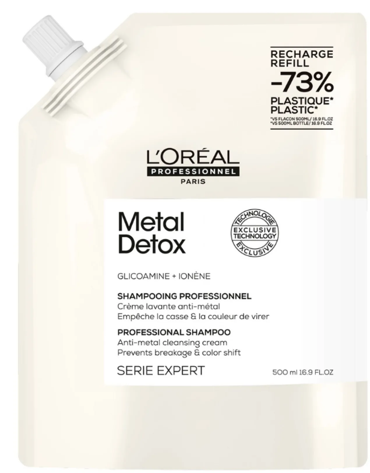 Metal Detox Champú sin Sulfatos para cabello dañado y teñido