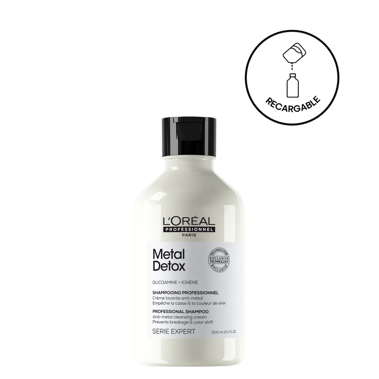 Metal Detox Champú sin Sulfatos para cabello dañado y teñido