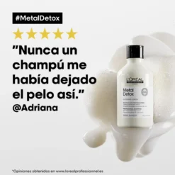 Metal Detox Champú sin Sulfatos para cabello dañado y teñido