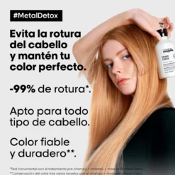 Metal Detox Champú sin Sulfatos para cabello dañado y teñido