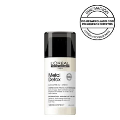 Metal Detox Crema Leave in, Todo Tipo de Cabello, Protección Térmica, Anti-Rotura y Fuerza