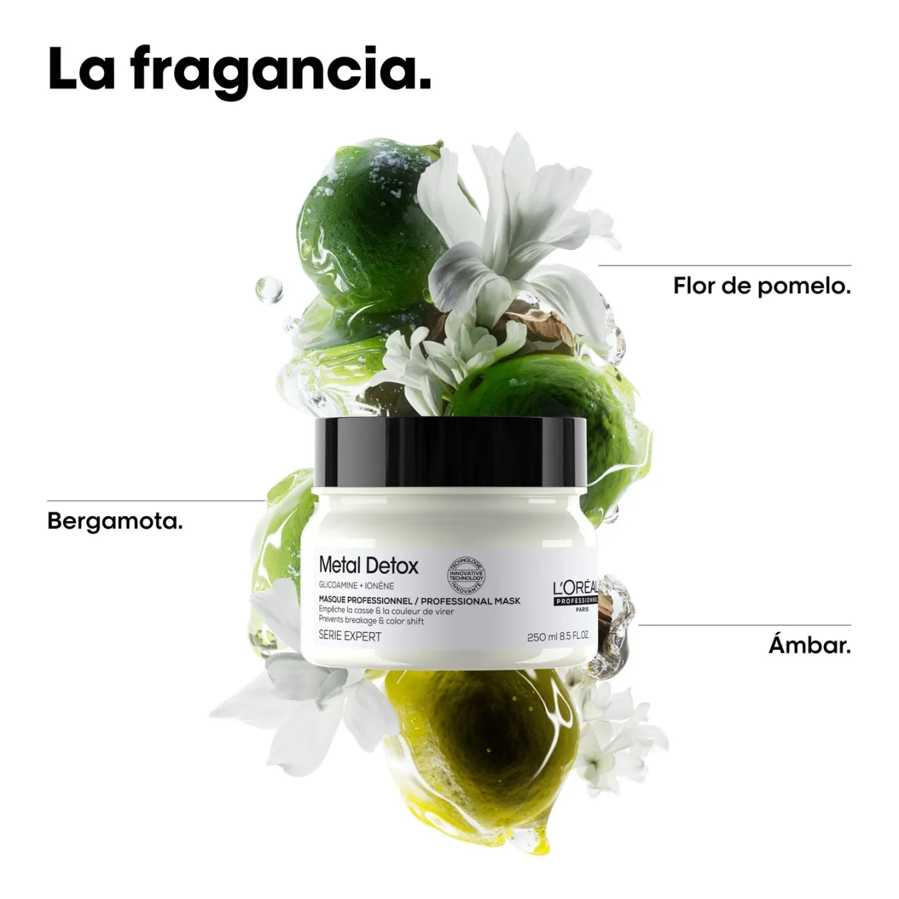 Metal Detox Mascarilla para Cabello Dañado y Teñido