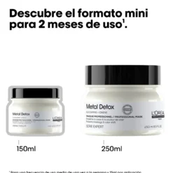 Metal Detox Mascarilla para Cabello Dañado y Teñido