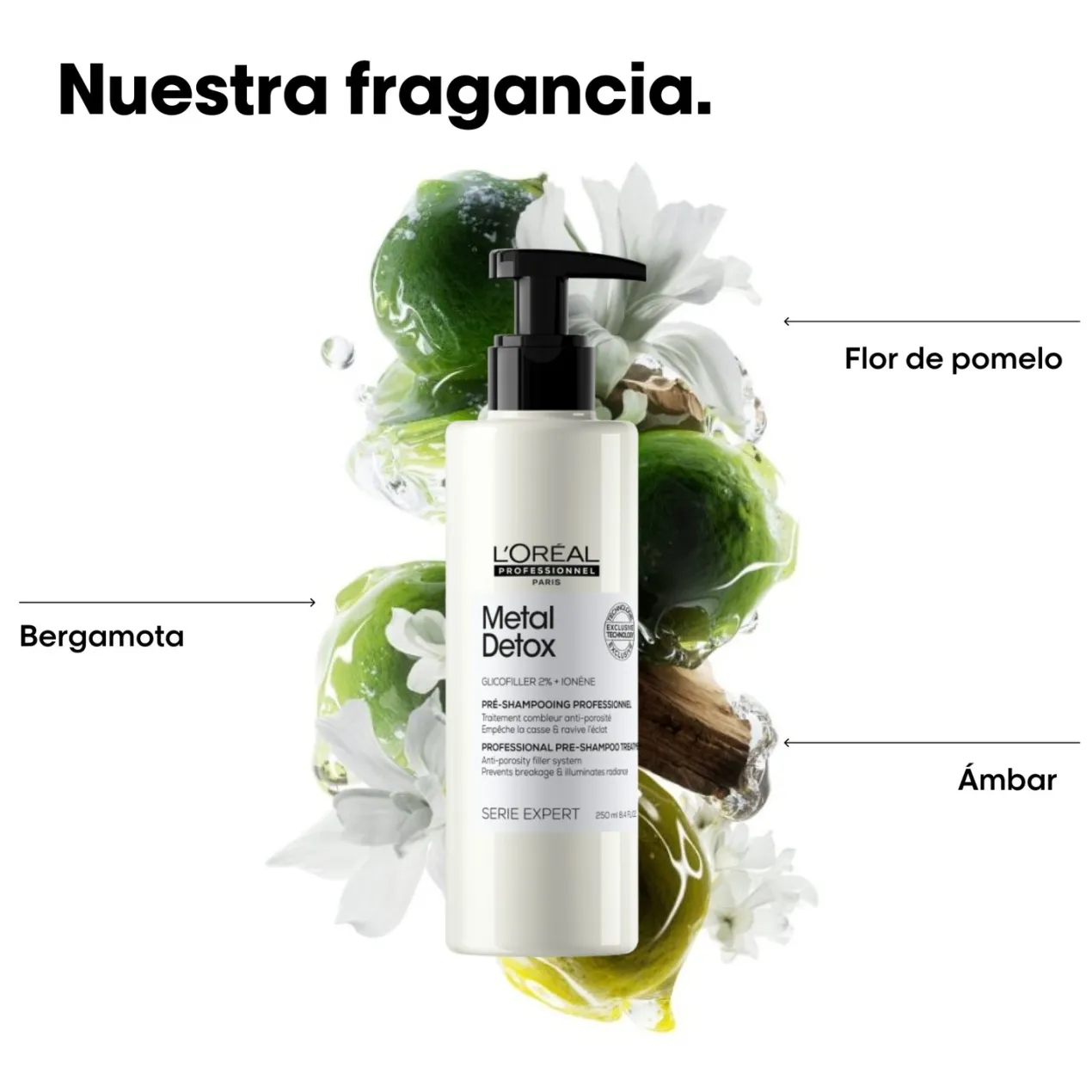 Metal Detox Tratamiento Pre-Champú Cabello Teñido y Dañado