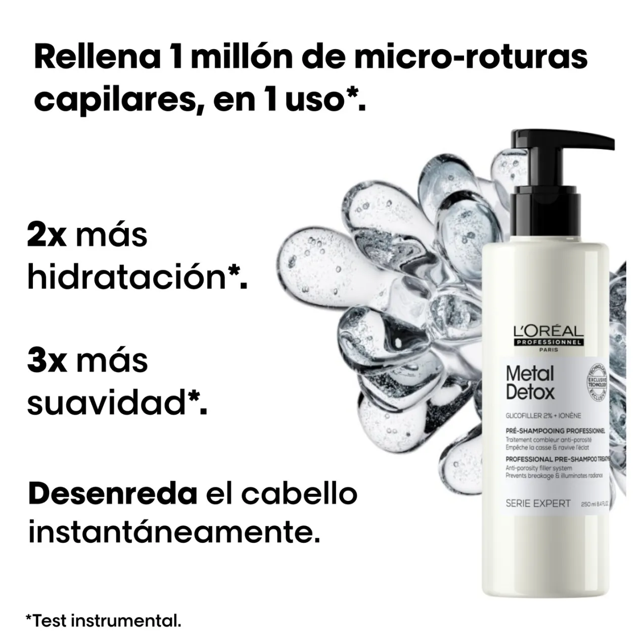 Metal Detox Tratamiento Pre-Champú Cabello Teñido y Dañado