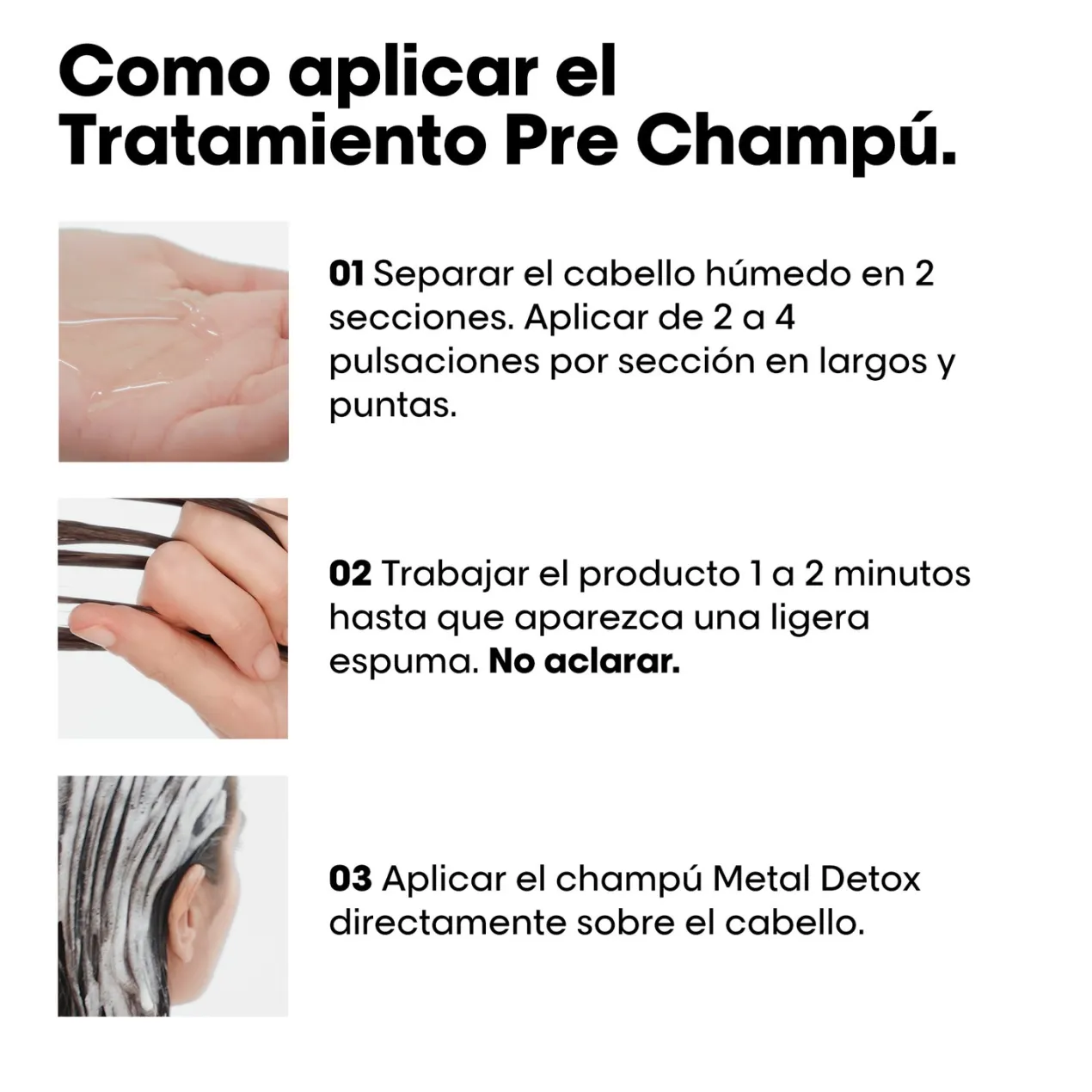 Metal Detox Tratamiento Pre-Champú Cabello Teñido y Dañado