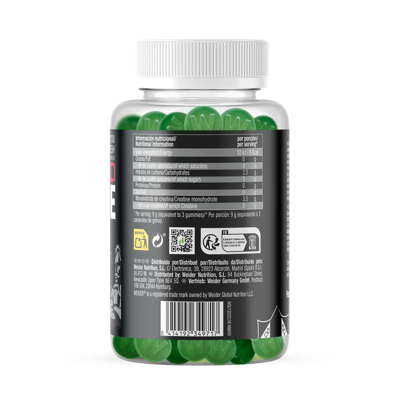 Micronized Creatine Gummies 200 MESH
