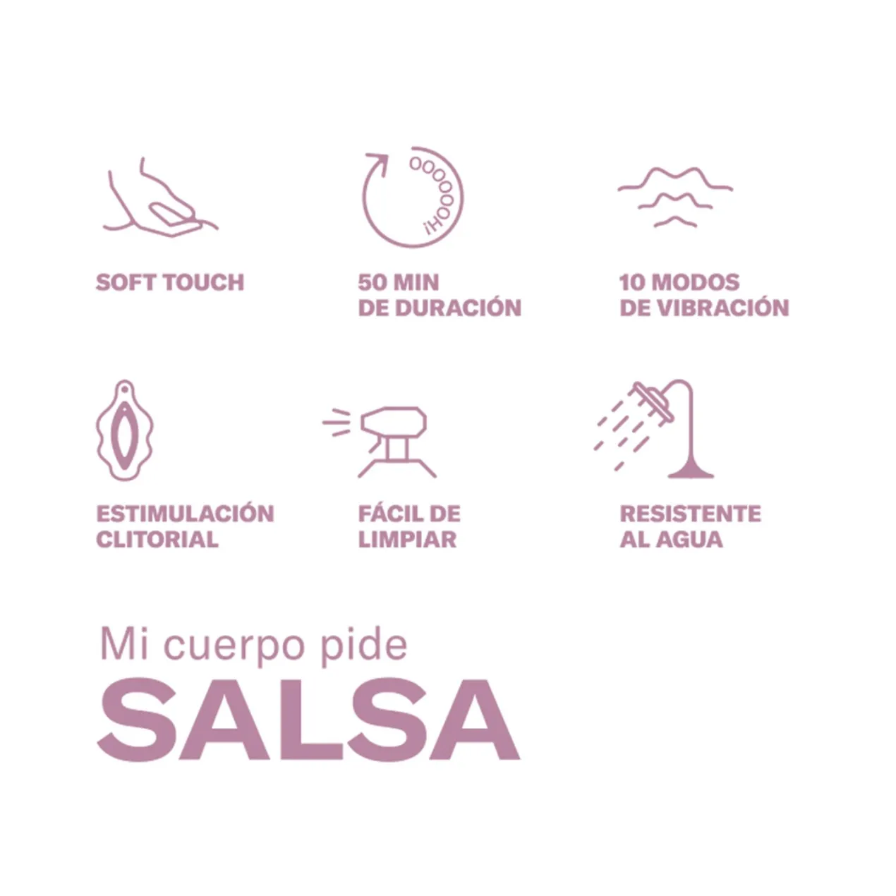 Mi Cuerpo Pide Salsa Vibrador Clitorial de uso Externo