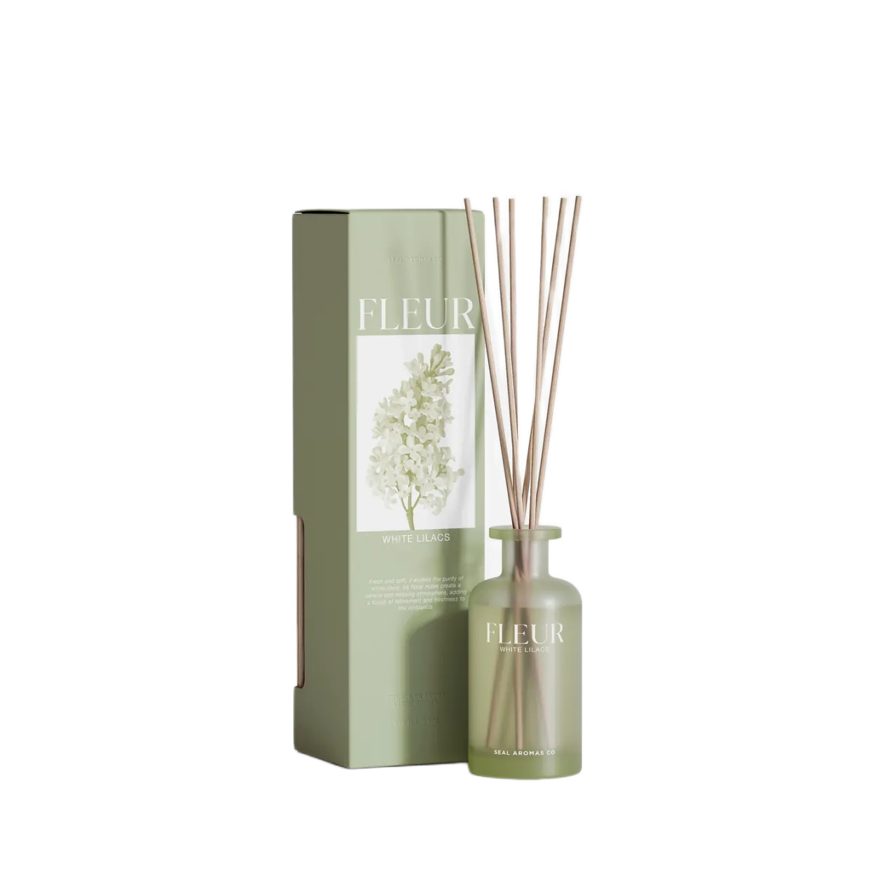 Mikado Fleur Lilas Blancas