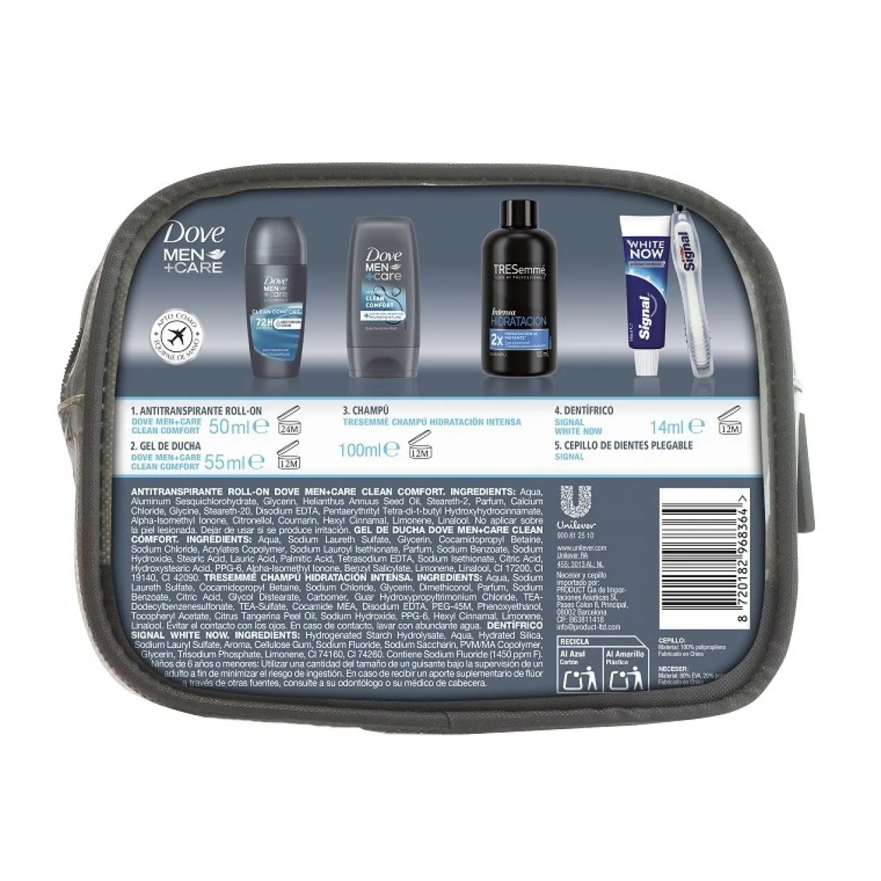 Mini Neceser de Viaje para Hombre