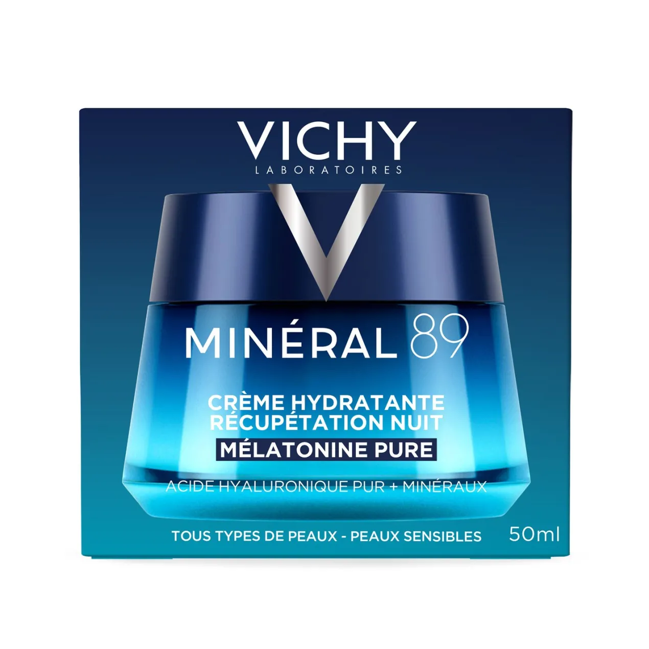 Minéral 89 Crema Hidratante de Noche Renovadora