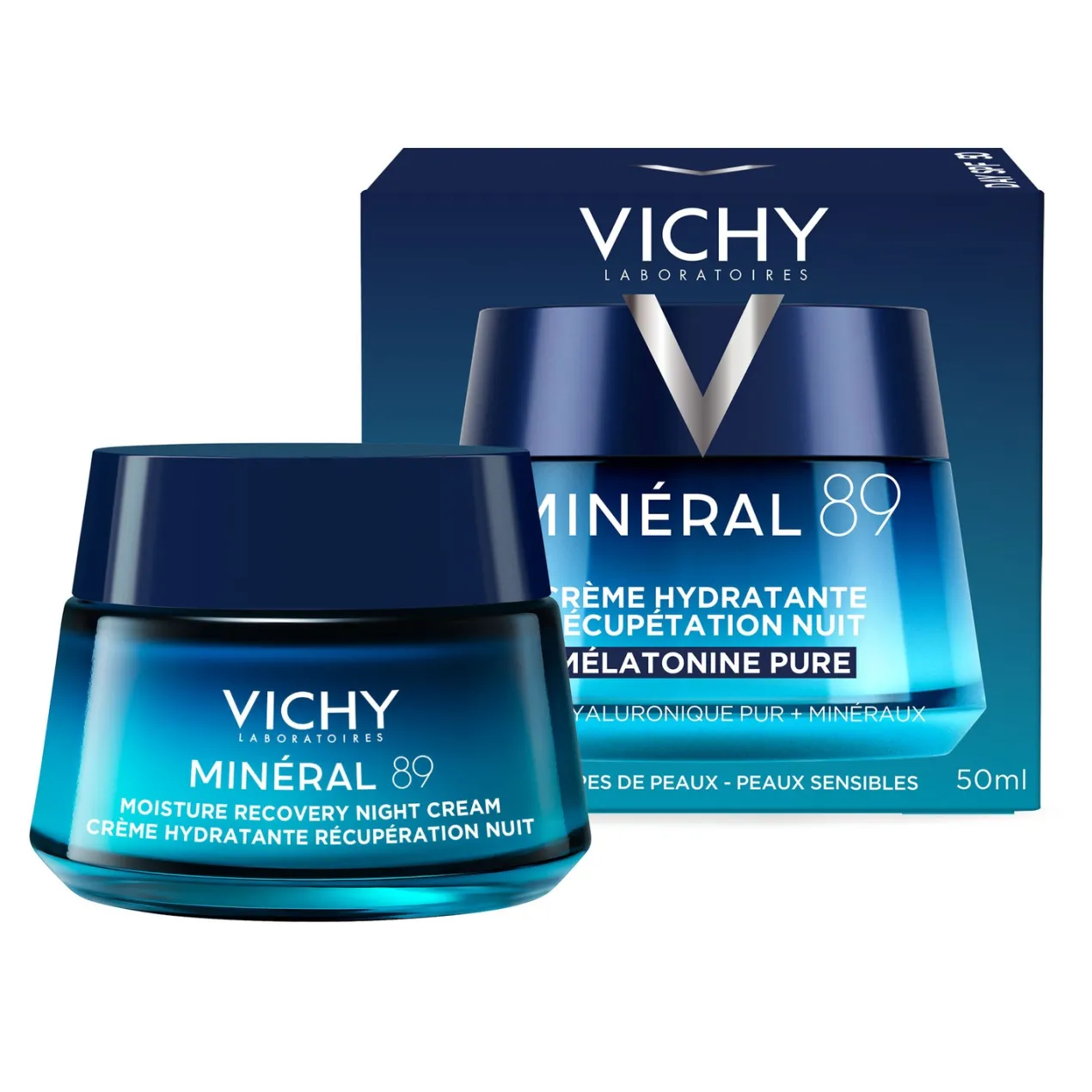 Minéral 89 Crema Hidratante de Noche Renovadora
