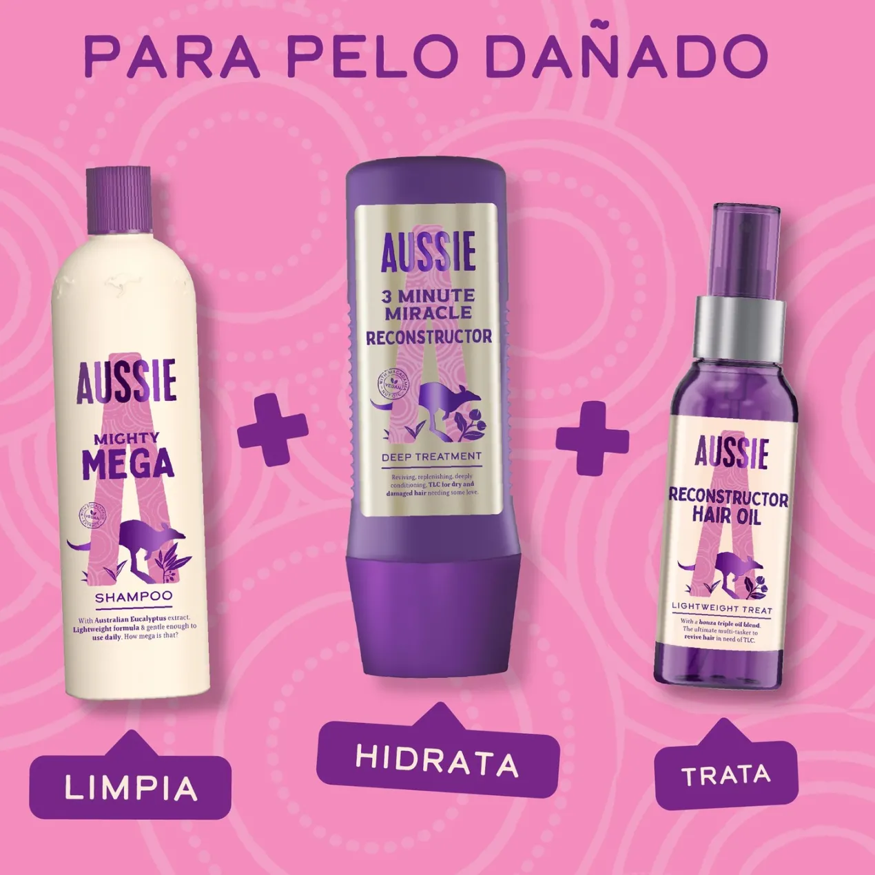 3 Miracle Oil Reconstructor Aceite Milagroso para Pelo Dañado