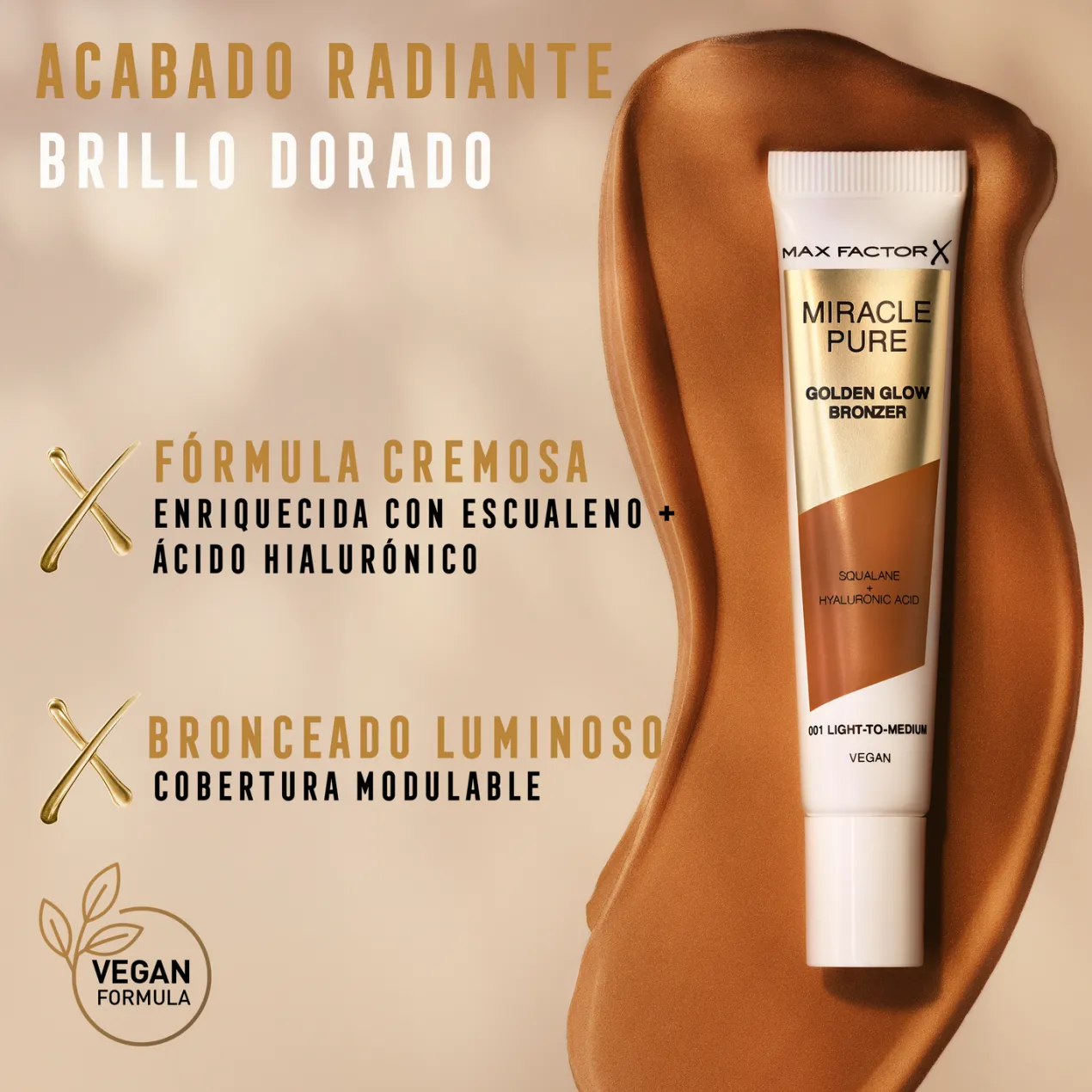 Miracle Pure Golden Glow Bronceador
