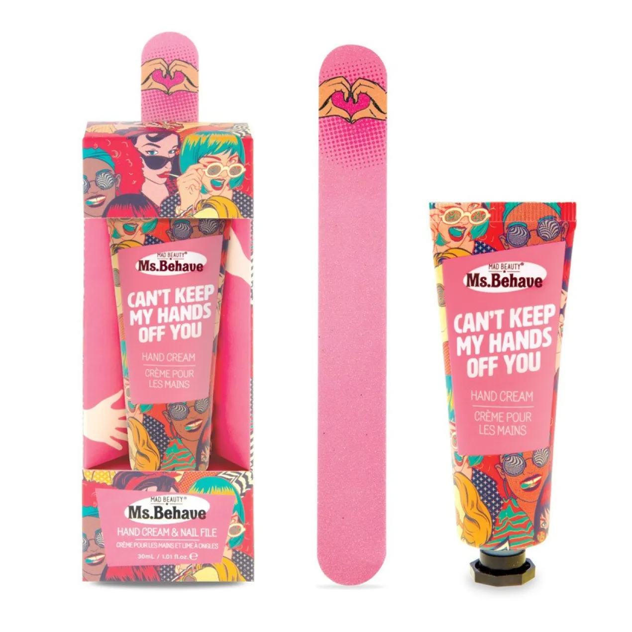 Ms. Behave Set de Crema de Manos + Lima de Uñas