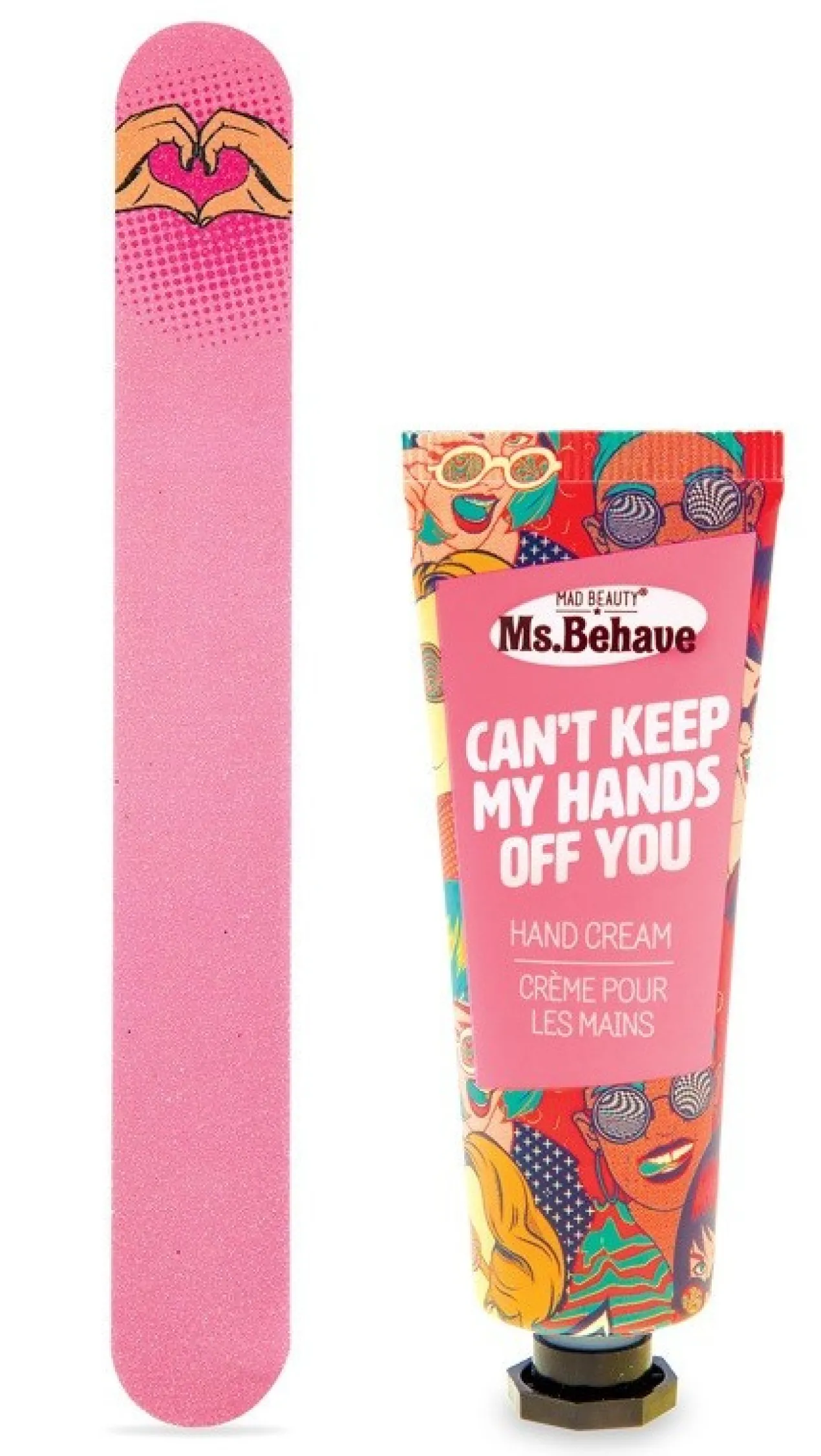 Ms. Behave Set de Crema de Manos + Lima de Uñas