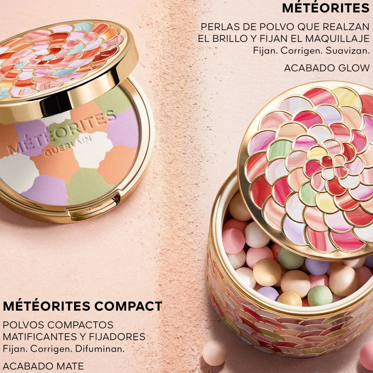 Météorites Compact Polvos Compactos Matificantes y Fijadores