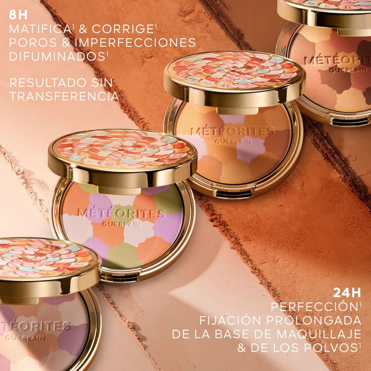 Météorites Compact Polvos Compactos Matificantes y Fijadores