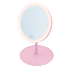 Must Have Espejo Redondo Led y Soporte