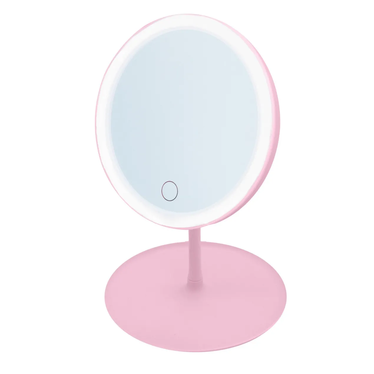 Must Have Espejo Redondo Led y Soporte