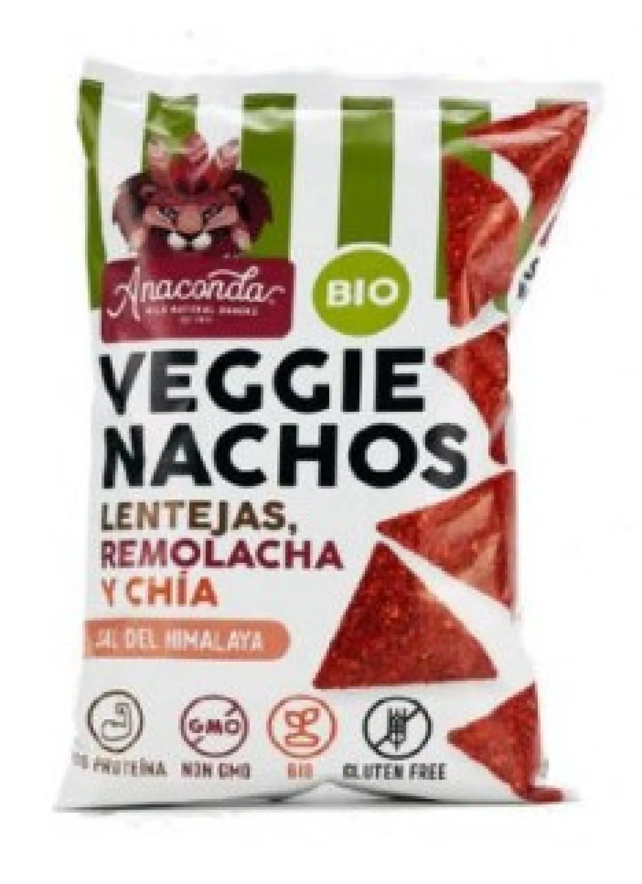 Nachos Veggie Lentejas/Remolacha/Chia