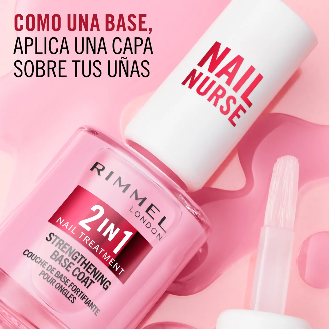 Nail Care 2 en 1 Base y Fortalecedor de Uñas