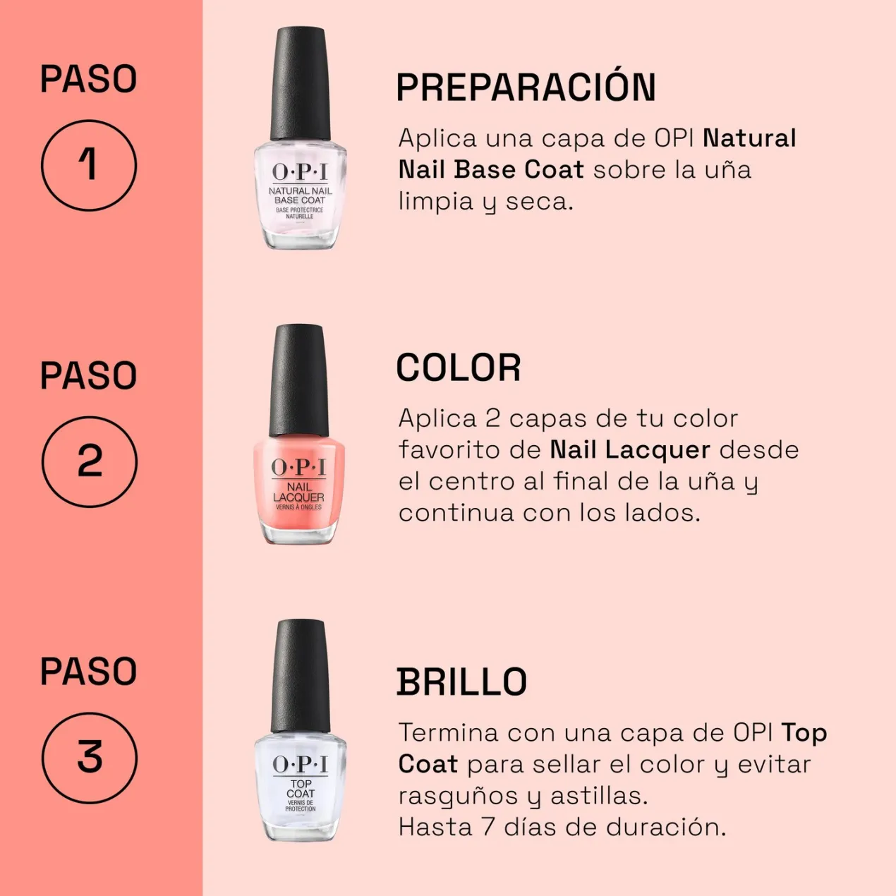 Nail Lacquer Esmalte de uñas duración hasta 7 días