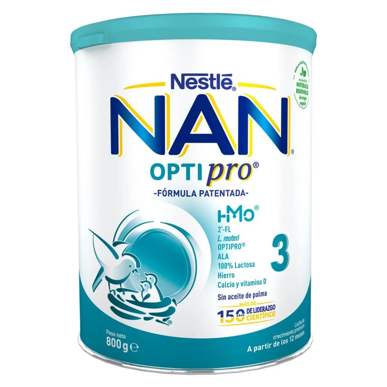 NAN OPTIPRO 3 Fórmula de Crecimiento +12M
