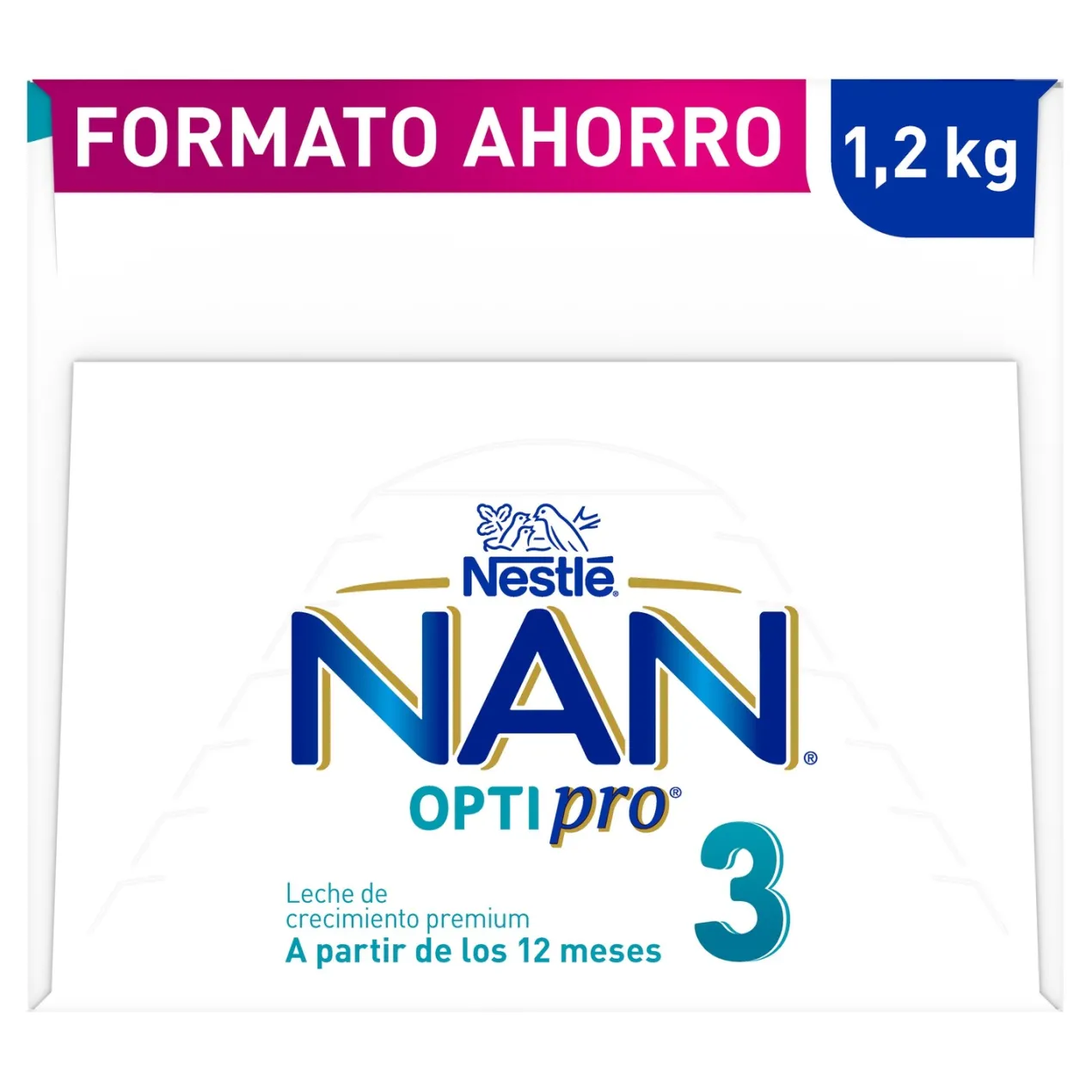 NAN OPTIPRO 3 Fórmula de Crecimiento +12M