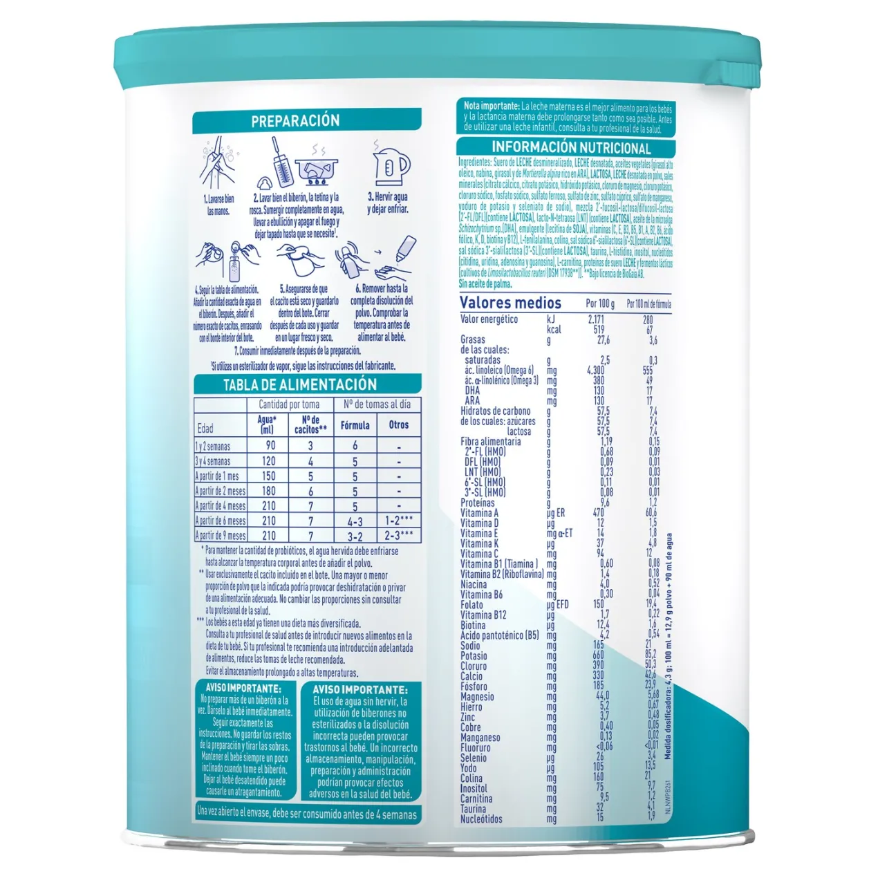 NAN OPTIPRO 1 Leche de Inicio desde el Primer Día