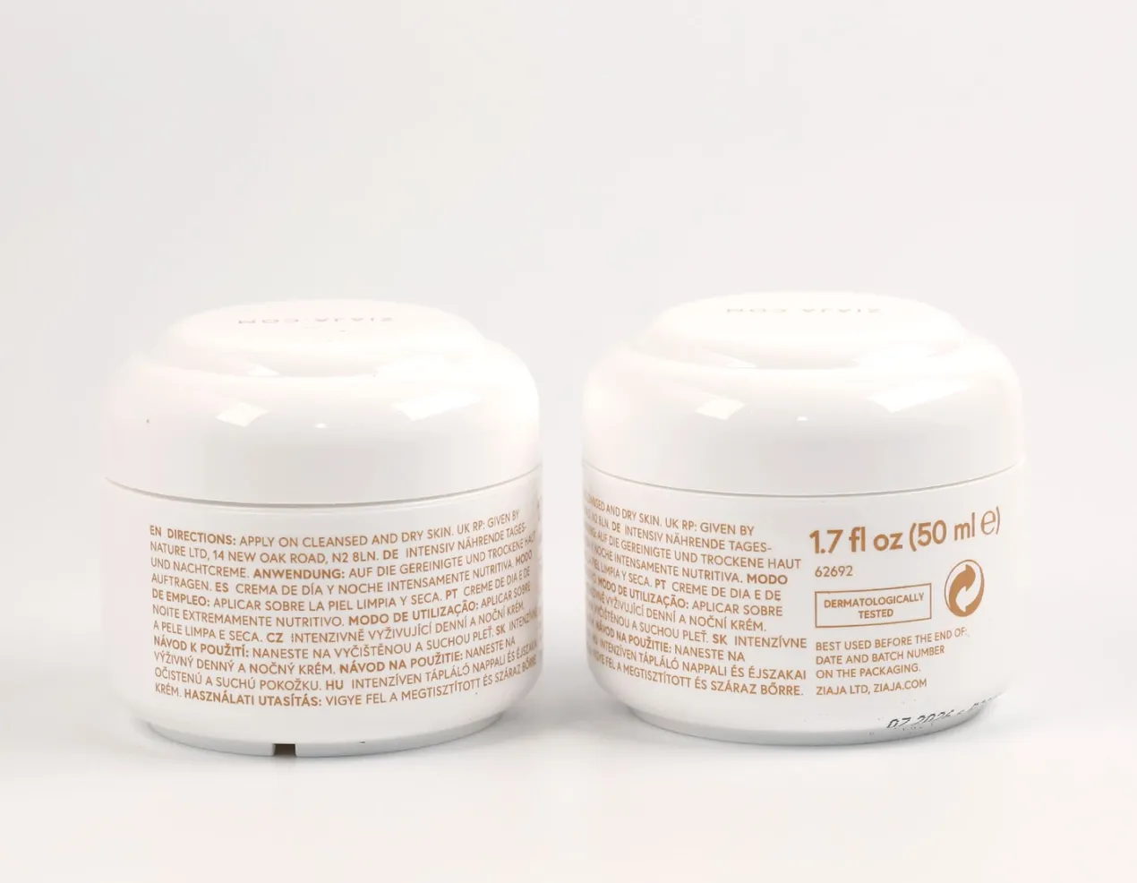 NATURAL CARE Crema intensamente nutritiva de día y noche