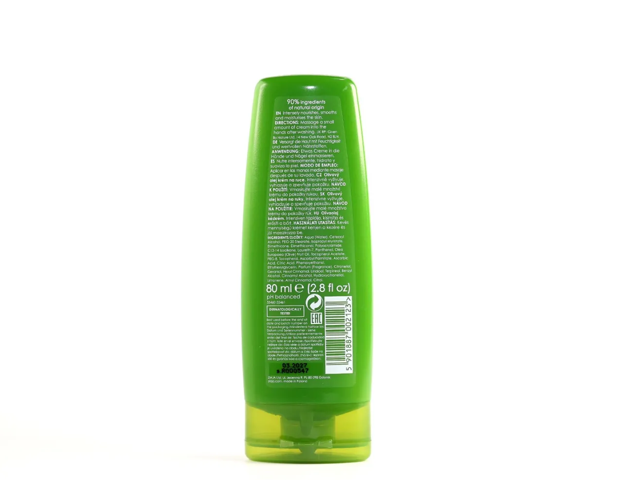 Natural Olive Crema Manos Y Uñas