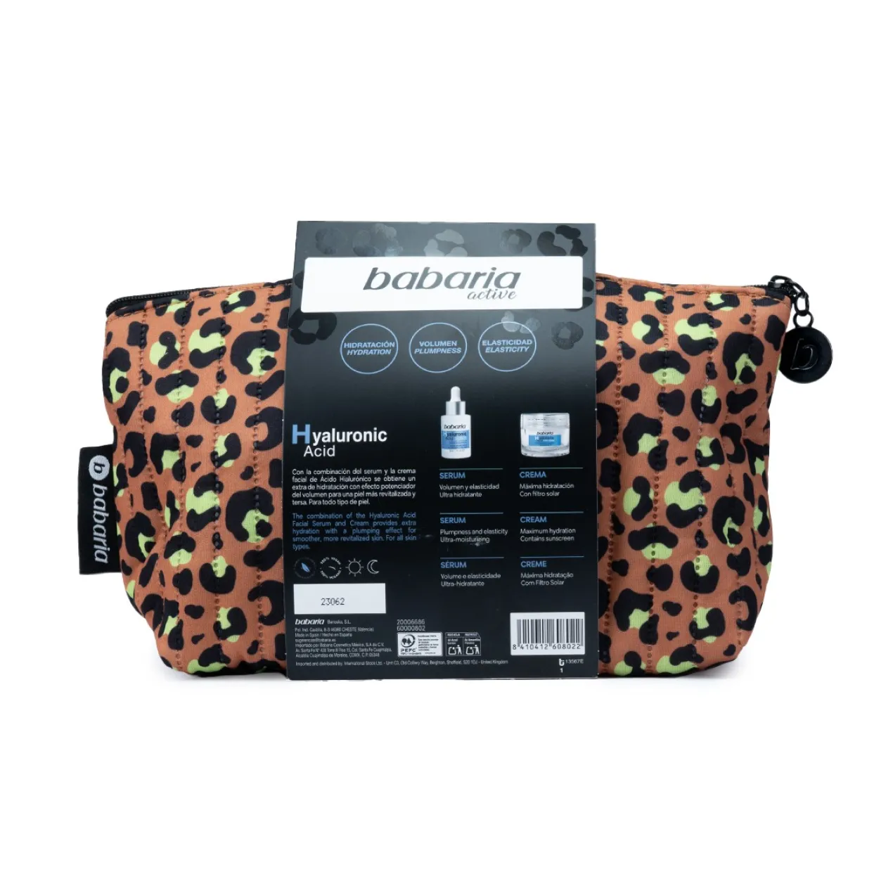 Neceser Animal Print Ácido Hialurónico Serum + Crema