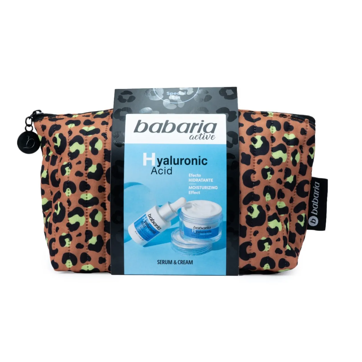 Neceser Animal Print Ácido Hialurónico Serum + Crema