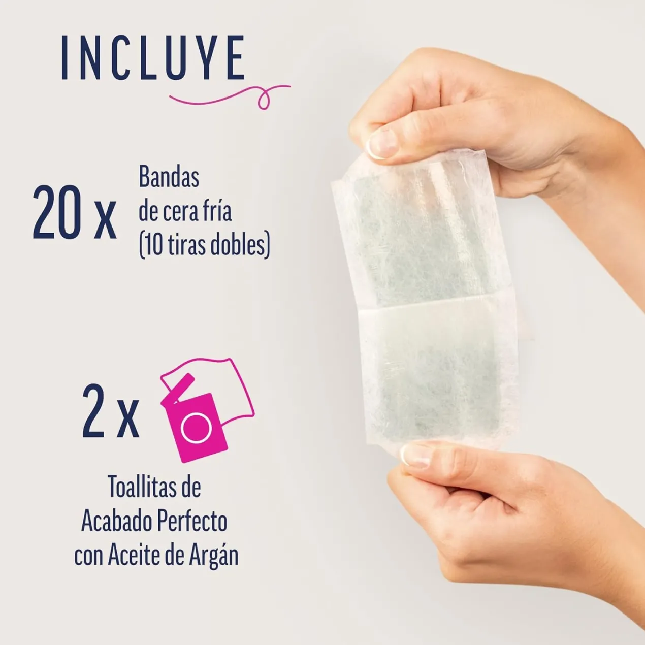 Neceser Bandas de Cera Depilatoria
