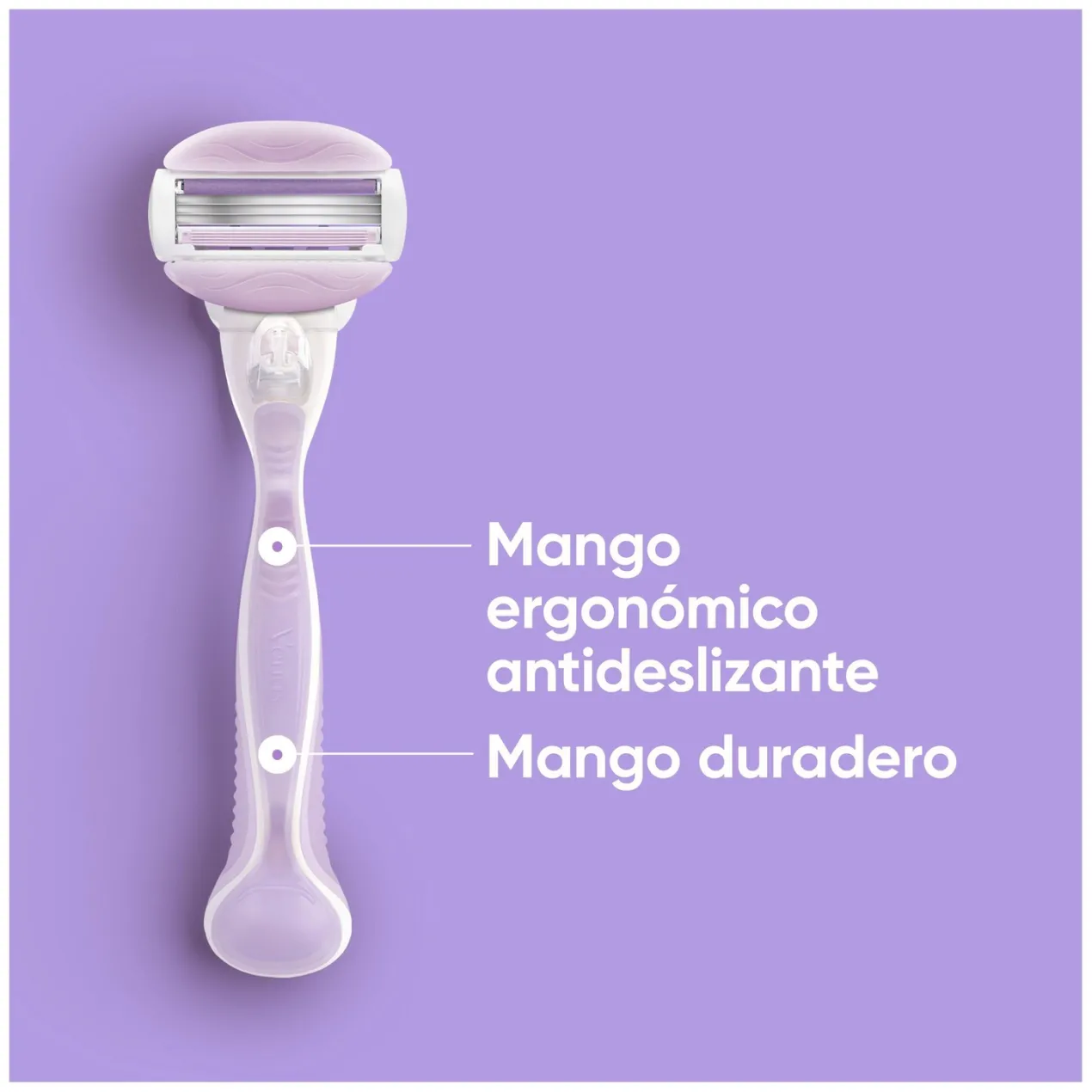 Neceser Venus Comfortglide Maquinilla + Recambios + Soporte Ducha