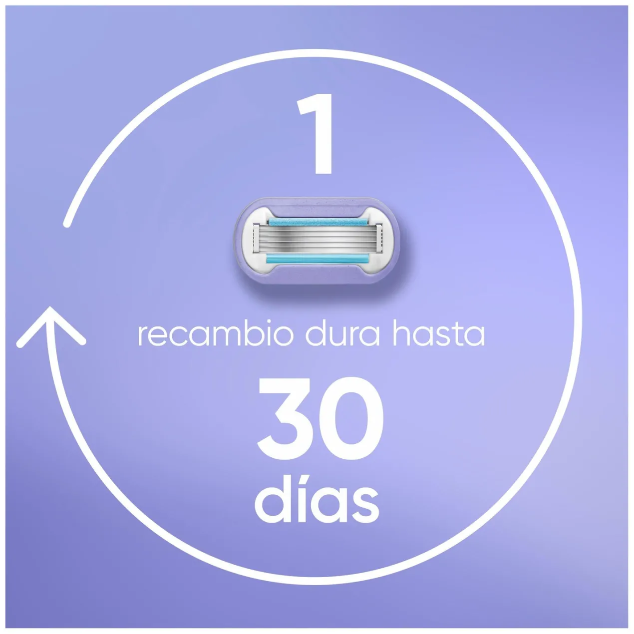 Neceser Venus Extra Smooth Swirl Maquinilla + 2 Recambios + Soporte