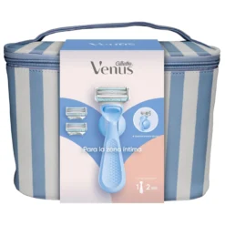 Neceser Venus Maquinilla y Recambios Zona íntima + Soporte